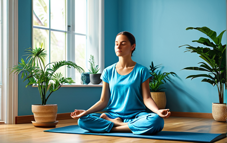 컬러테라피와 자가 치유의 원리 - Energy & Vitality**

"A cheerful woman in vibrant red, appropriate attire, working on a creative pro...